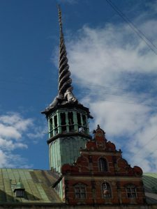 Interesting spire on old Stock Exchange