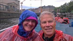 We had some rain for our canal tour