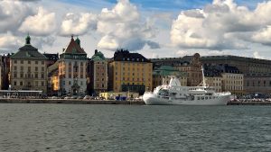 Our Hotel Reisen from across the river